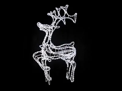 LED-XM-PG024-36"-W Олень LED дюралайт 110см