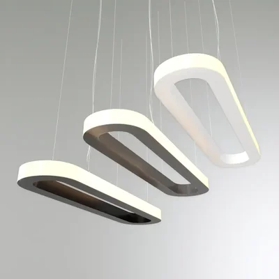 Светильник овальный RVE-LBX-LARGO-OUT-1400, 75 Ватт, 4000К, 1400x350x50 мм