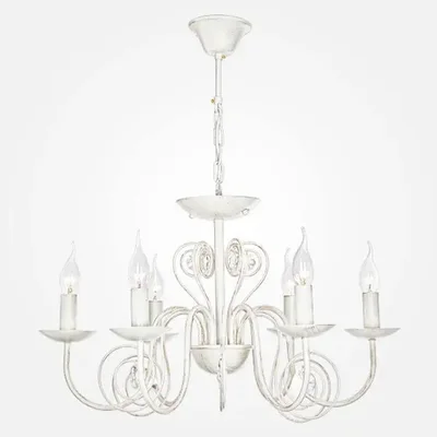 Подвесная люстра Eurosvet 60018/6 белый с золотом