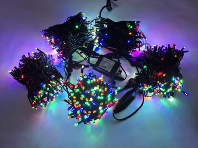 LED-PLS-200*5-20M*5-24V-M/BL-F(W) Flash LED гирлянда Спайдер 5*20м, 24V, мульти LED/Flash белый