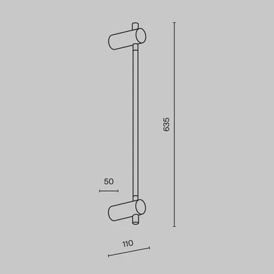 Бра Maytoni Rotta MOD413WL-L6G3K