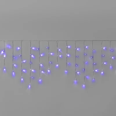 Гирлянда Бахрома INOXHUB 3х0.6м, 108 LED, 220В, IP65, прозрачный провод, ФИОЛЕТОВЫЙ