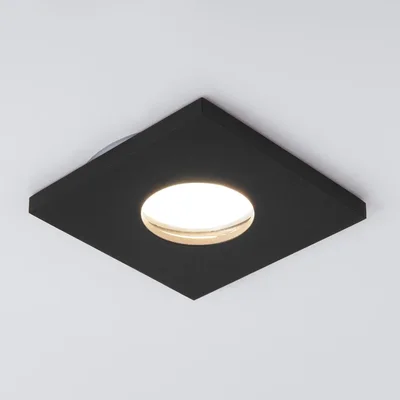 Встраиваемый светильник Elektrostandard 126 MR16 черный матовый 4690389168765