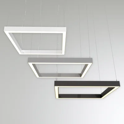 Квадратный контурный светильник Triangular corner, RVE130100