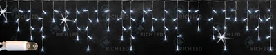 Светодиодная бахрома Rich LED, 3*0.5 м, влагозащитный колпачок IP65, синий, черный провод, RL-i3*0.5-CB/B