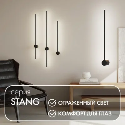 Настенный светильник Denkirs DK5010-BK