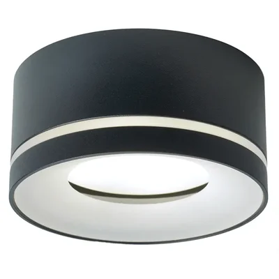 Светильник потолочный Feron HL457 12W, 230V, GX53, черный