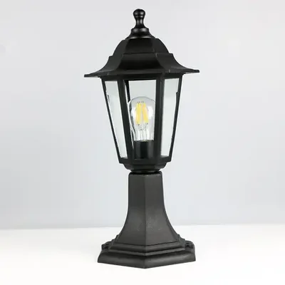 Садово-парковый светильник General GPF-E27-M-IP65 Черный Большой Пушкинский