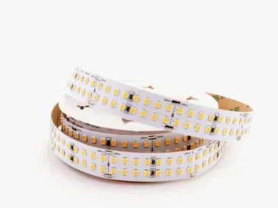 Светодиодная лента двухрядная 2835 320/м (40Вт/м) 24В нейтральная LUX160 006086