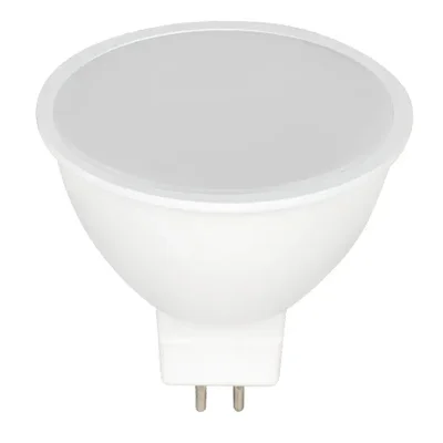 Лампа светодиодная General GLDEN-MR16-20-230-GU5.3-2700, 661597, матовый, теплый белый