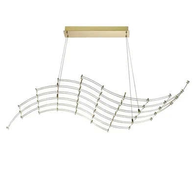 7058/45L HIGHTECH ODL25 507 Подвесной светильник нерж/сталь золото IP20 LED 3000K 220V WELKIN