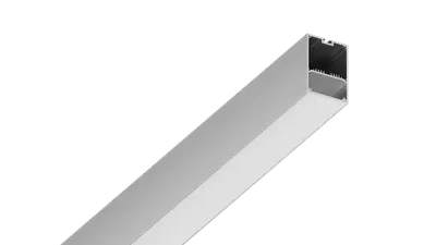 Подвесной/накладной алюминиевый профиль Design LED LS 4970, 2500 мм, анодированный, LS.4970-R