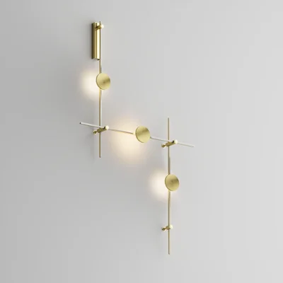 Основание настенное Wall для трековых светильников Flarity TFC-Flar-W01-BS, латунь