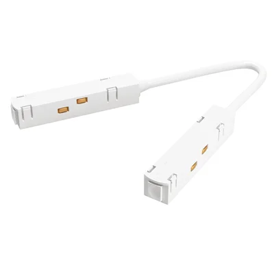 Коннектор питания угловой Gravity белый, TRA004CPC-22W