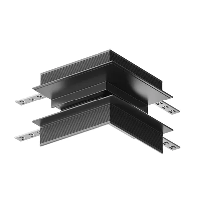 Угловой коннектор внешний Gravity встраиваемый черный TRX010OCL-22B