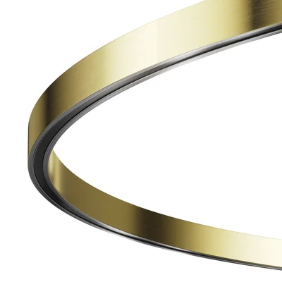 Шинопровод круглый 650мм Flarity латунь, TRX154-R-D650-BS