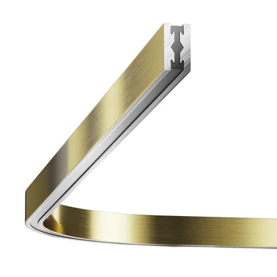 Радиусный коннектор для шинопровода Flarity латунь, TRX154-RC80-BS