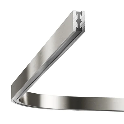 Радиусный коннектор для шинопровода Flarity платина, TRX154-RC80-PT