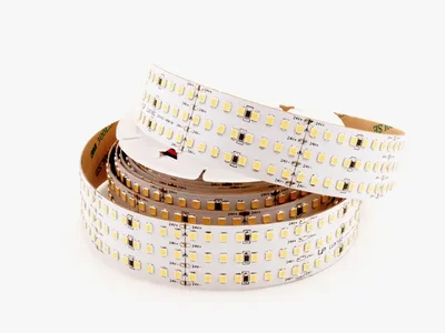 Светодиодная лента трехрядная 2835 528/м (48Вт/м) 24В холодная LUX160 006321