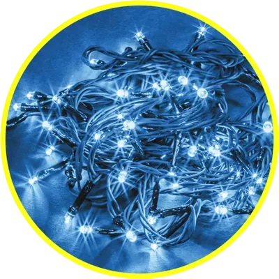 Светодиодная гирлянда NGF-S01-100B-10-9.5m-230-C8-BL-IP44