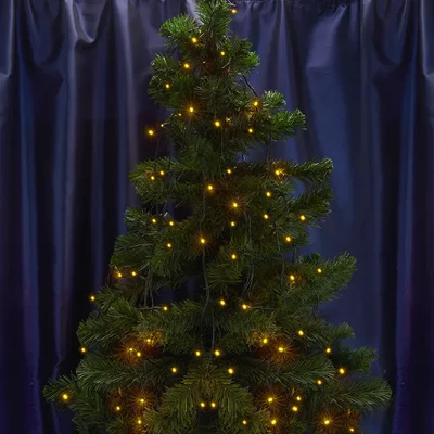 Гирлянда линейная 230V 200 LED желтый, IP 20, шнур 3м , CL06