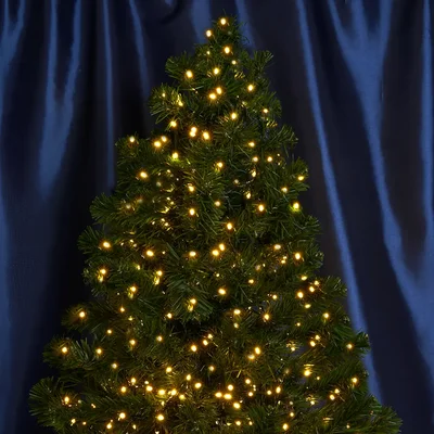 Светодиодная гирлянда Feron CL09 линейная 10м + 2м 230V 2700К, зеленый шнур