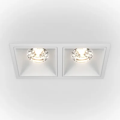 Встраиваемый светильник Alfa LED 4000K 2x15Вт 36° Dim Triac DL043-02-15W4K-D-SQ-W