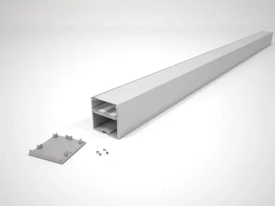 Профильный линейный светильник 50х50 с встроенным БП, RVE300801
