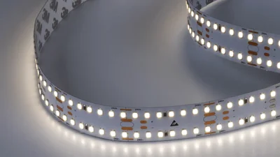 Лента светодиодная LUX, 2835, 280 LED/м, 25 Вт/м, 24В, IP33, Нейтральный белый (4000K), 003246