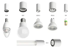 Виды светодиодных ламп и характеристики цоколей