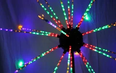 Светодиодные фейерверки: конструкция и установка