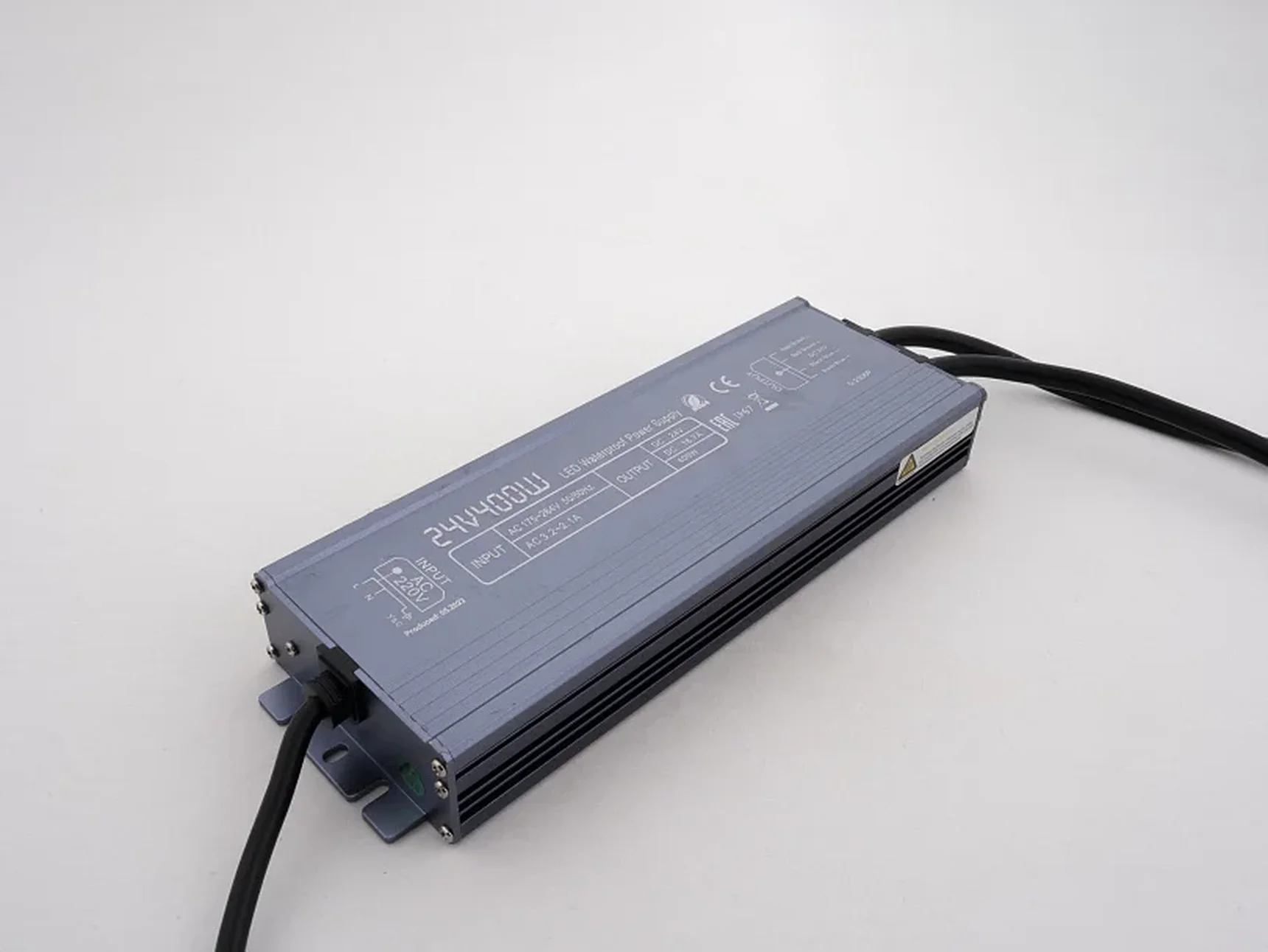 Блок питания 400Вт 24В IP67 алюминий SLIM