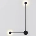 7008/10WL HIGHTECH ODL25 273 черный/металл/акрил Настенный светильник LED 3000/4000K тумблер на корп. 10W 220V CRI > 90 SATELLITE