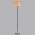 8250/2F MODERNI LN26 527 никель/бежевый, металл/текстиль Торшер Е27 2*60W 220V NIKKI