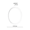 7776/ELN PALE SN 110 Светильник пластик/белый LED 76Вт 3000/4000/6000К D500 IP43 CCT JOLLY