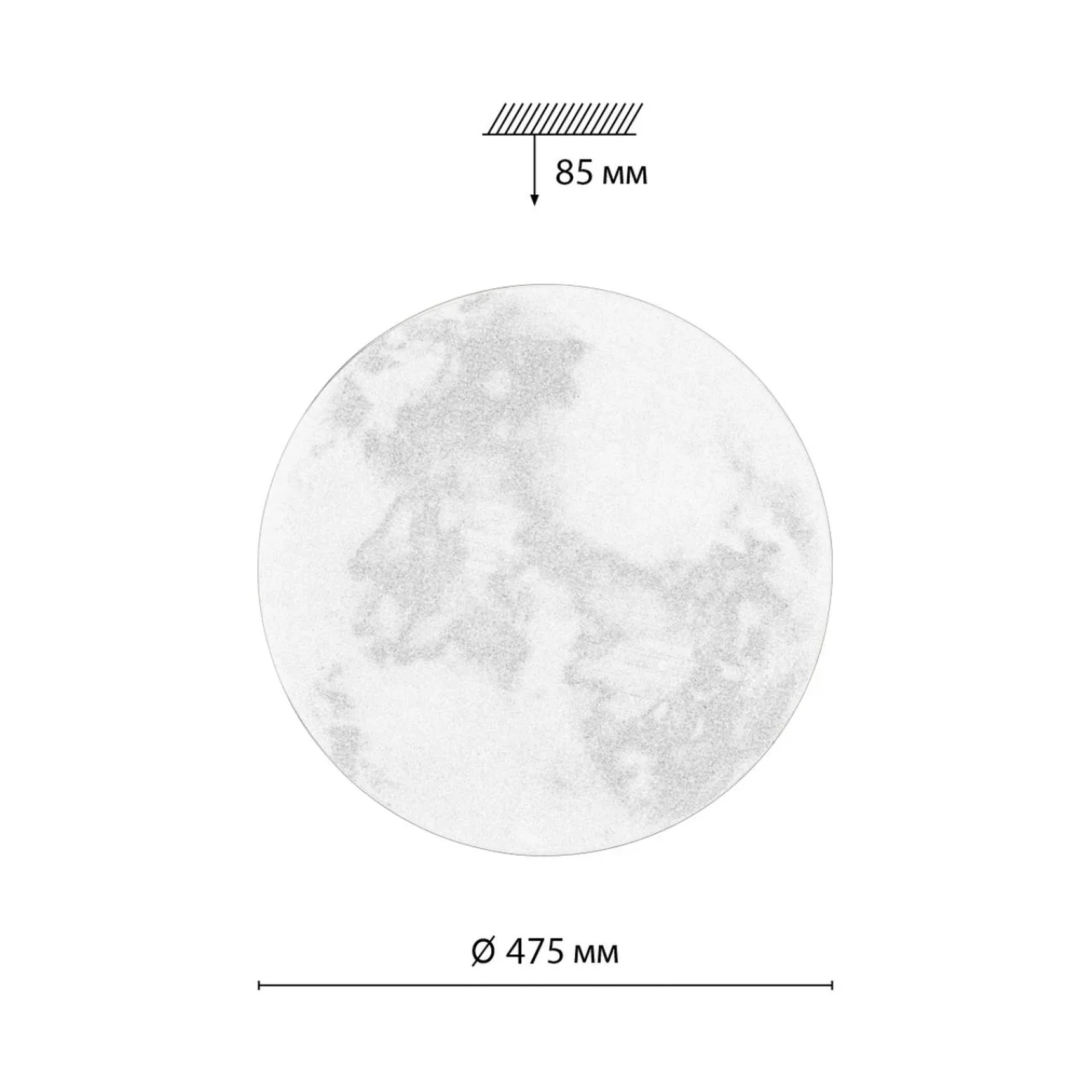 7726/ELN PALE SN 115 Светильник пластик/мульти LED 76Вт 3000/4000/6000К D475 IP43 CCT SUN