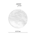 7725/DLN PALE SN 120 Светильник пластик/мульти LED 48Вт 3000/4000/6000К D375 IP43 CCT MARS