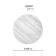 7724/DLN PALE SN 122 Светильник пластик/мульти LED 48Вт 3000/4000/6000К D375 IP43 CCT JUPITER