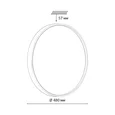 7743/ELN COLOR SN 127 Светильник светодиодный потолочный пластик/белый/зеленый LED 76Вт 3000/4000/6000К D480 IP43 CCT MAVIC