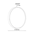7745/DLN COLOR SN 127 Светильник светодиодный потолочный пластик/белый/синий LED 48Вт 3000/4000/6000К D380 IP43 CCT MAVIC