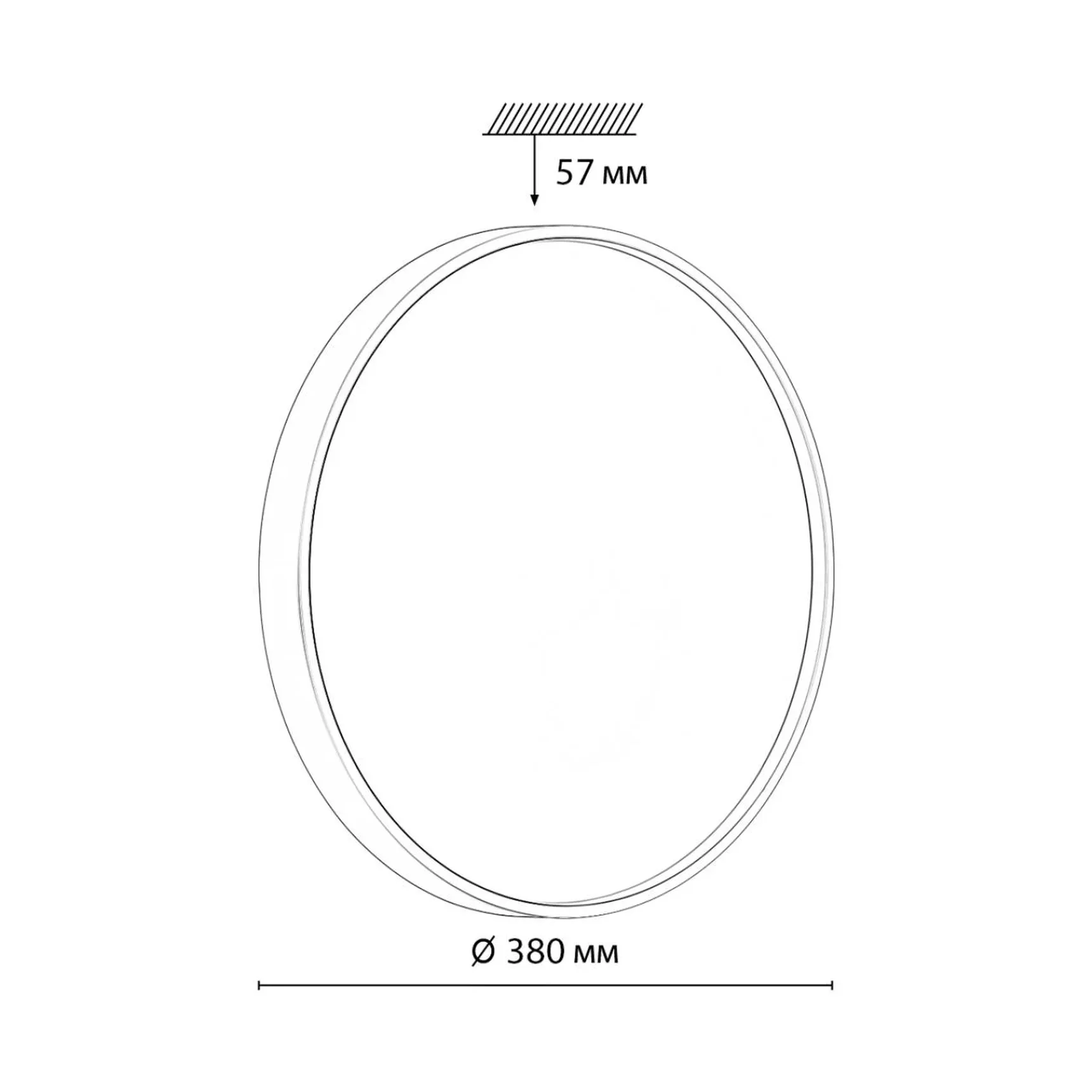 7745/DLN COLOR SN 127 Светильник светодиодный потолочный пластик/белый/синий LED 48Вт 3000/4000/6000К D380 IP43 CCT MAVIC