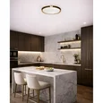 7667/ELN COLOR SN 132 Светильник пластик/черн/золот LED 76Вт 3000/4000/6000К D505 IP43 CCT FAVEMO BLACK