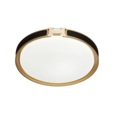 7667/ELN COLOR SN 132 Светильник пластик/черн/золот LED 76Вт 3000/4000/6000К D505 IP43 CCT FAVEMO BLACK