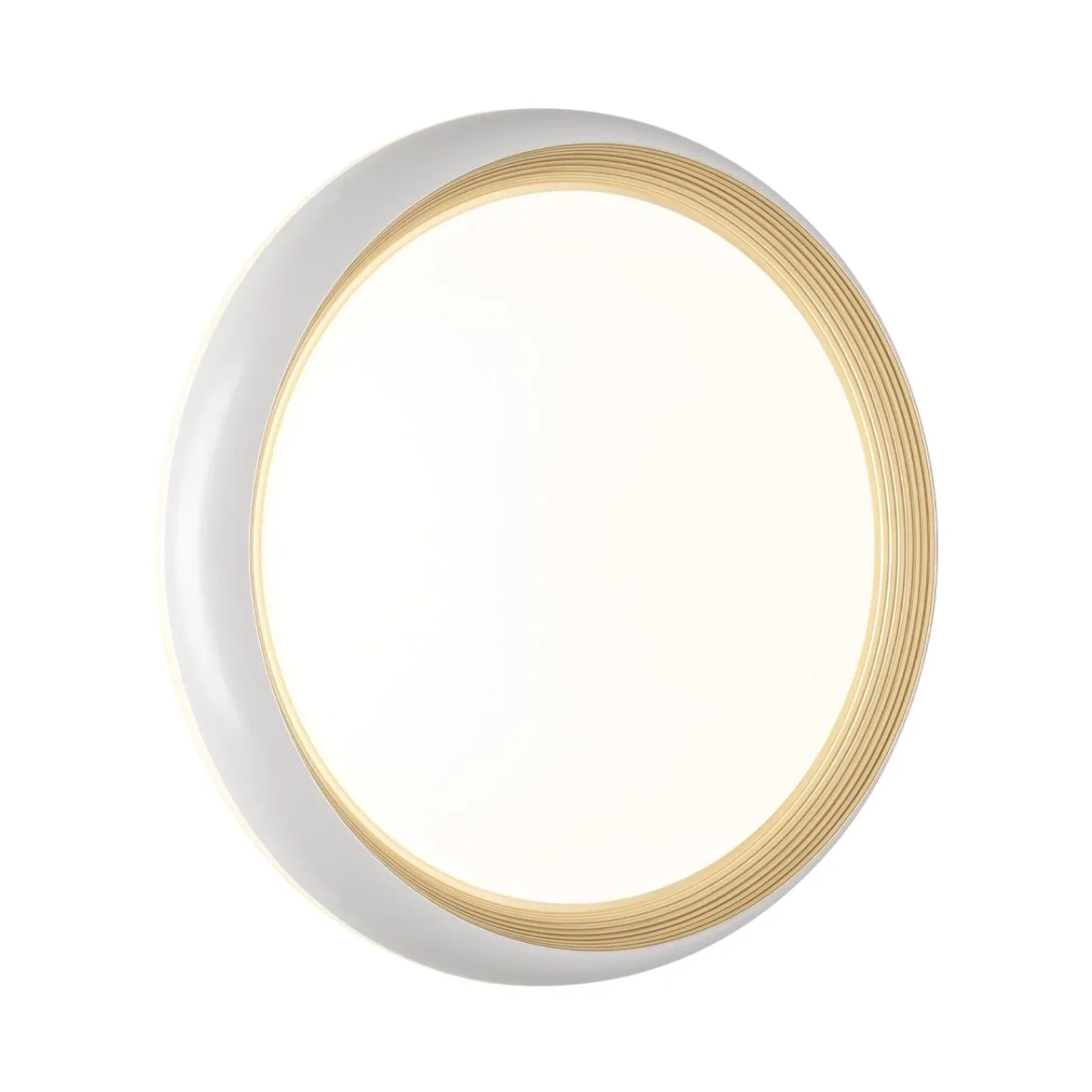 7650/DLN PALE SN 141 Светильник пластик/белый/золотой LED 48Вт 3000/4000/6000К D380 IP43 CCT TOFIQ WHITE