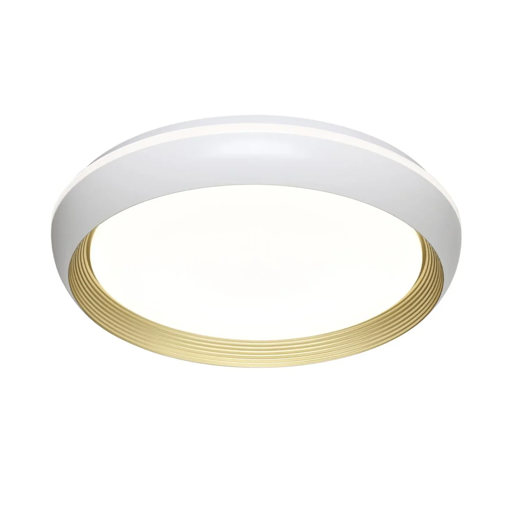 7650/ELN PALE SN 141 Светильник пластик/золотой LED 76Вт 3000/4000/6000К D480 IP43 CCT TOFIQ WHITE