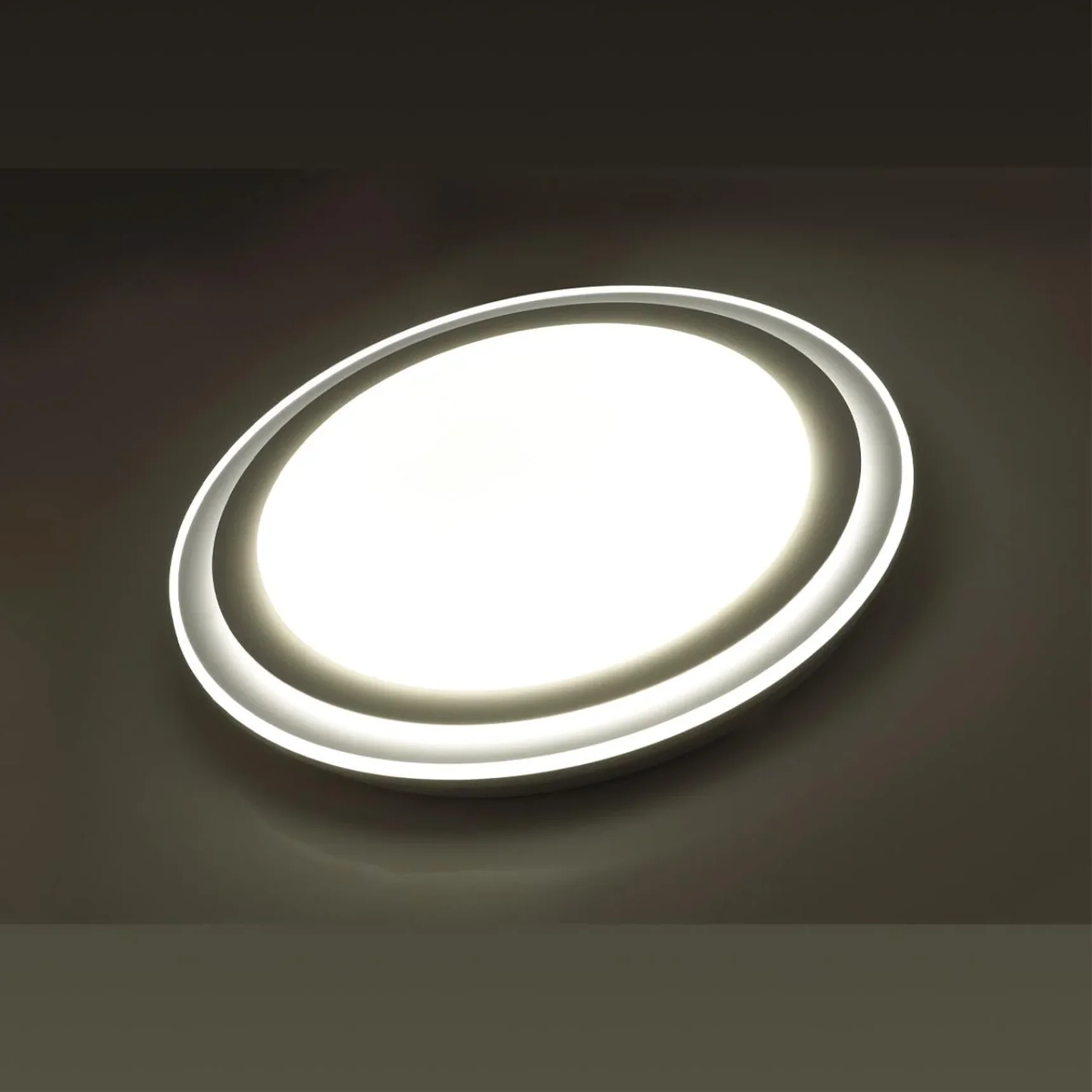 7617/DLN PALE SN 151 Светильник пластик/белый LED 48Вт 3000/4000/6000K D410 IP43 CCT SETTA