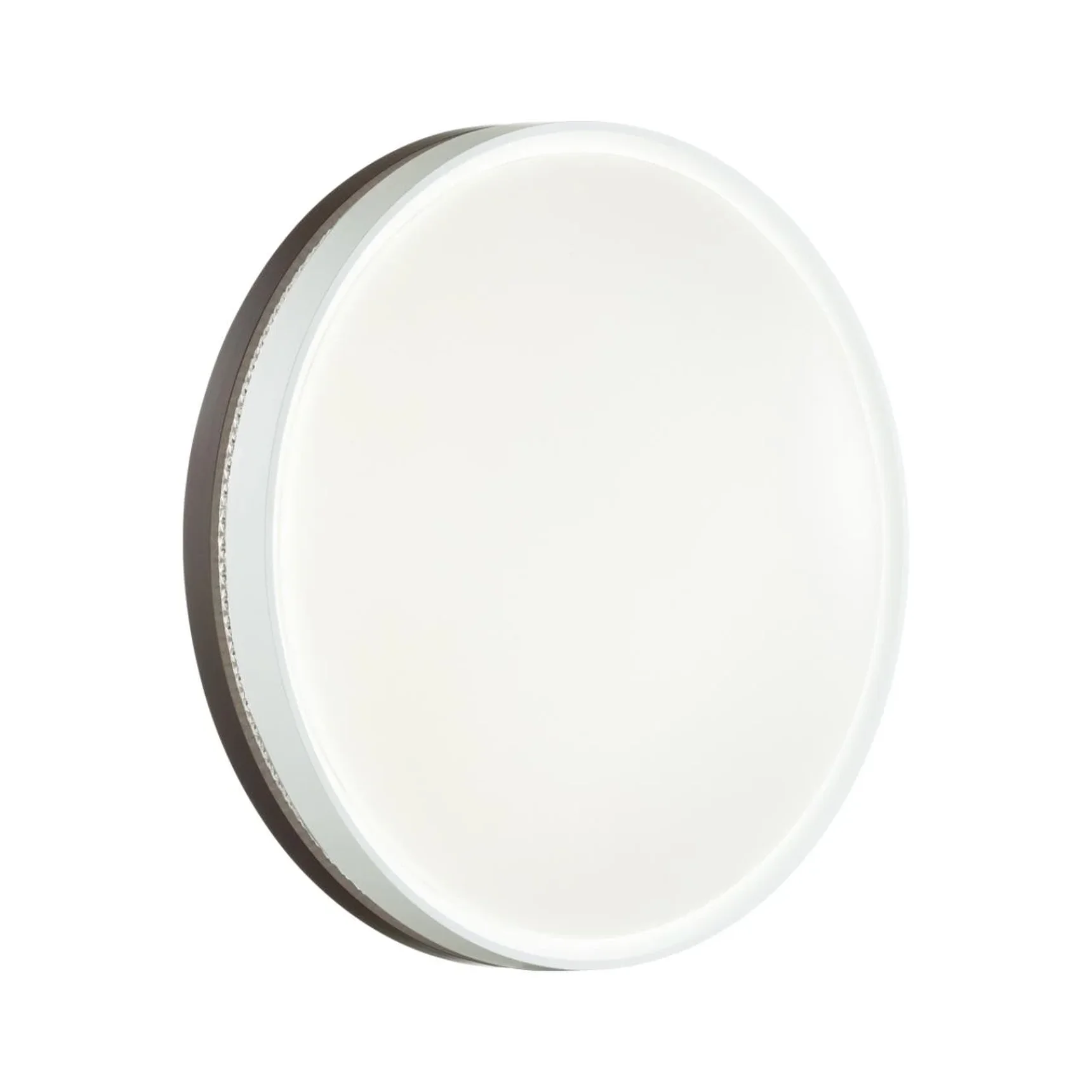 7668/DLN COLOR SN 152 Светильник пластик/белый/темно-коричневый LED 48Вт 3000/4000/6000К D415 IP43 CCT NOHAVA BROWN