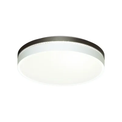 7668/DLN COLOR SN 152 Светильник пластик/белый/темно-коричневый LED 48Вт 3000/4000/6000К D415 IP43 CCT NOHAVA BROWN