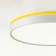 7709/ELN COLOR SN 154 Светильник пластик/желтый LED 76Вт 3000/4000/6000К D500 IP43 CCT KEZO YELLOW