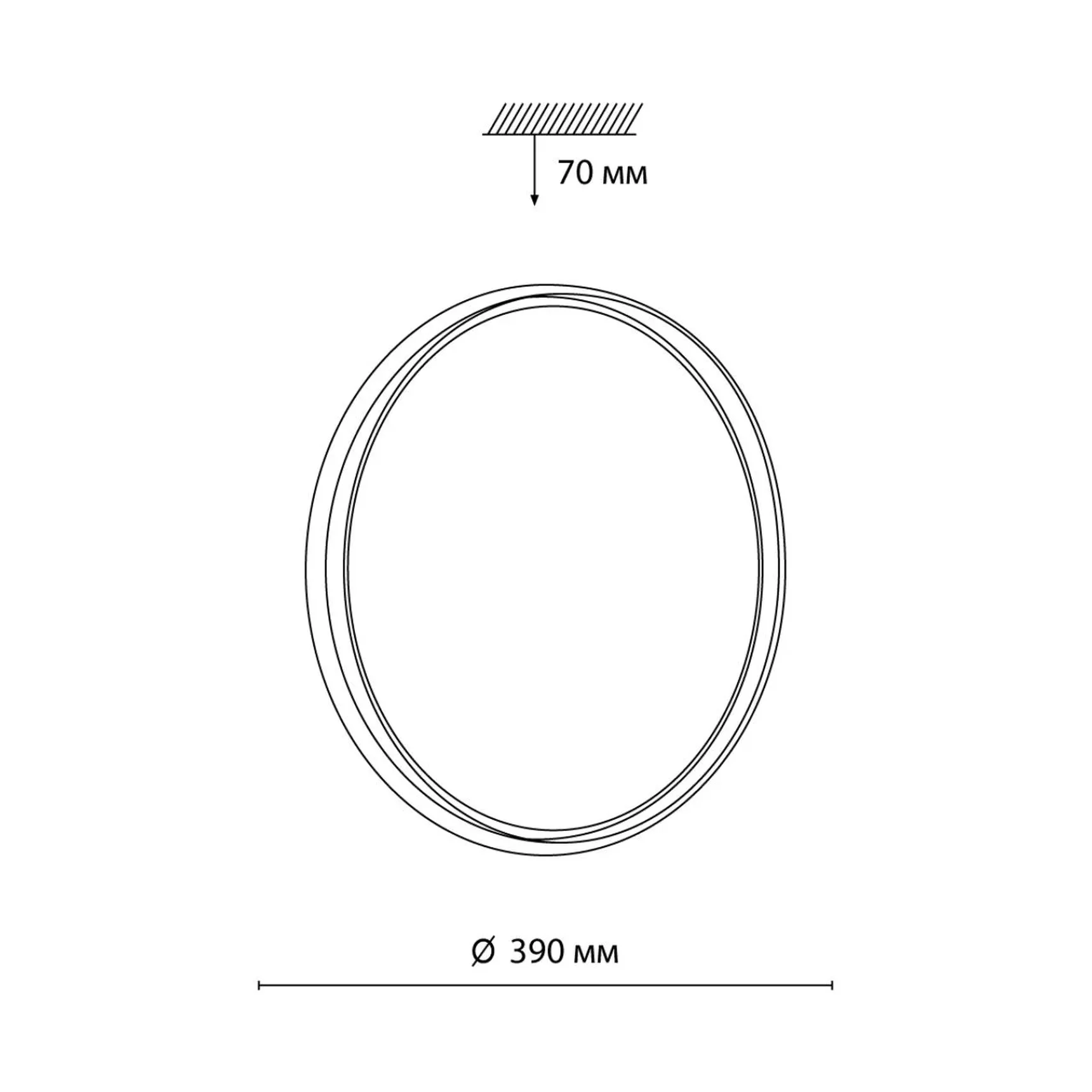 7631/DLN PALE SN 160 Светильник пластик/светло-серый LED 48Вт 3000/4000/6000K D390 IP43 CCT SAVI